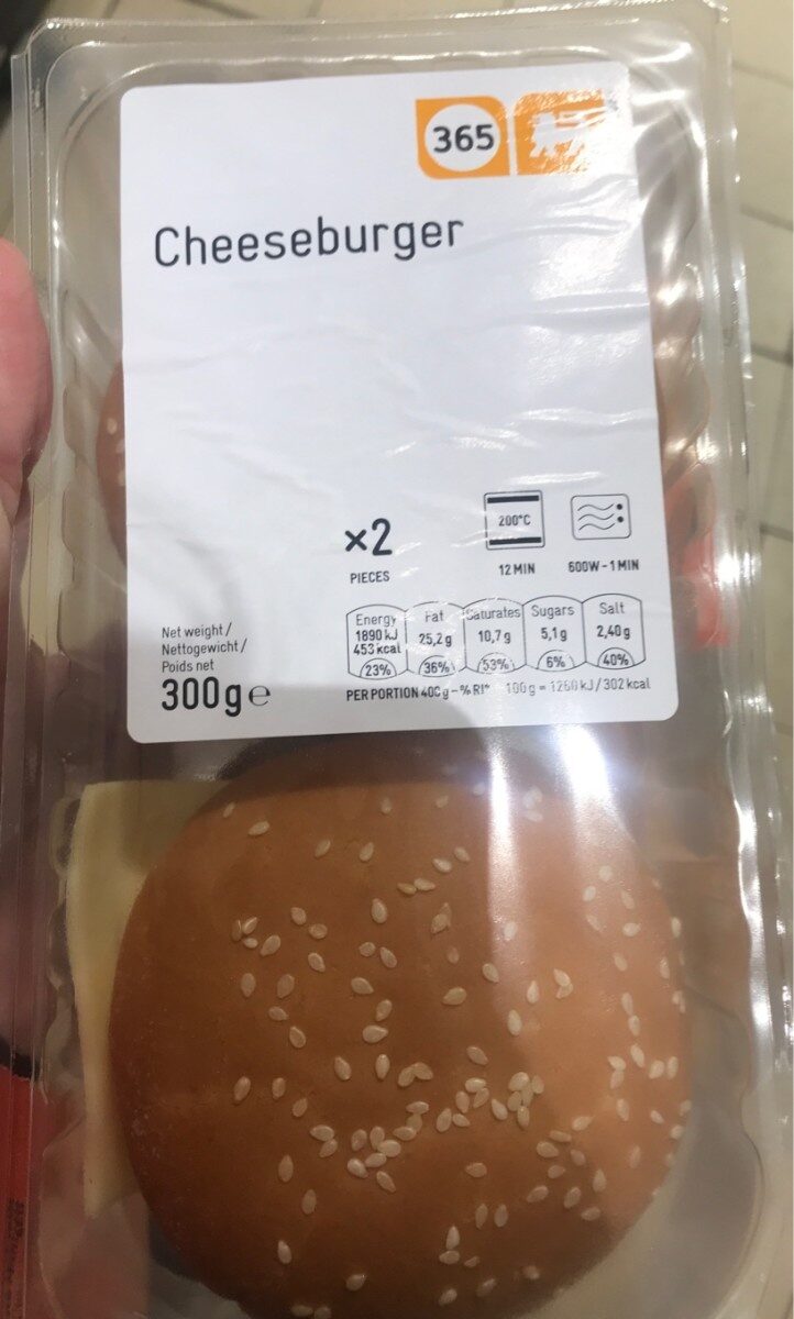 Cheeseburger - Ingrediënten - fr