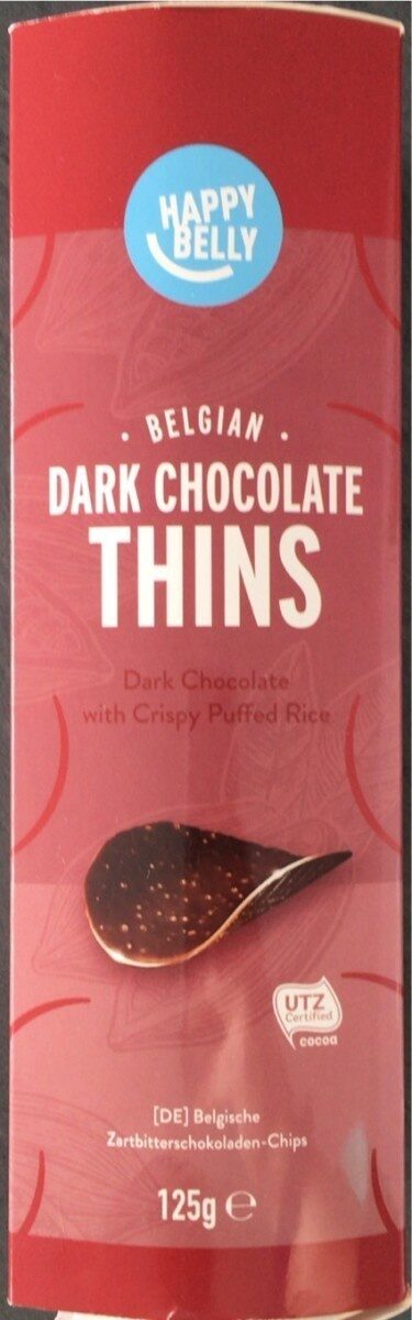 Belgian Dark Chocolate Thins - Producte - en