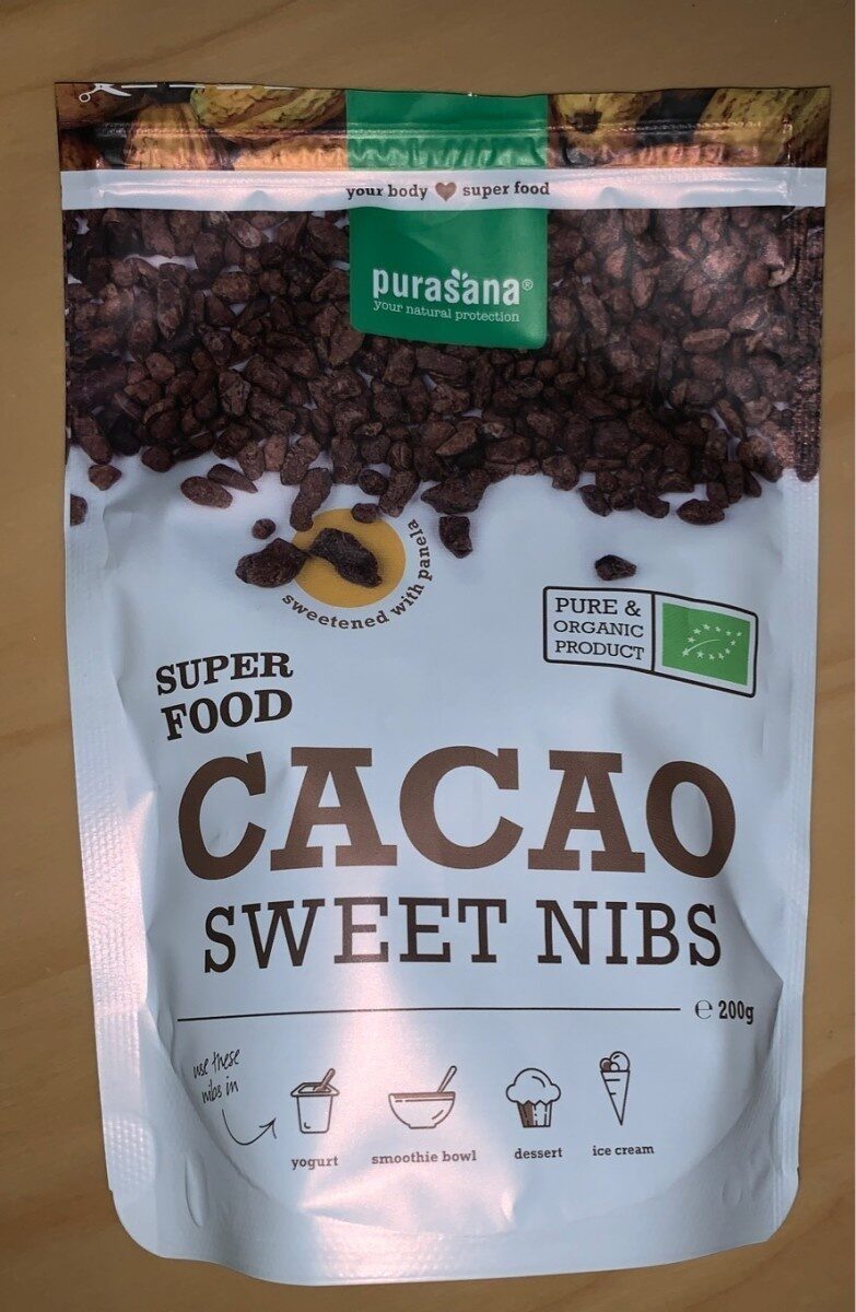 Feves de cacao sucrée au sucre panela - Produit