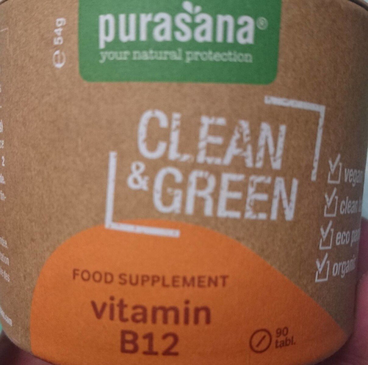 Clean & green vitamin B12 - Produit