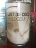 Lait de coco biologique - Produit