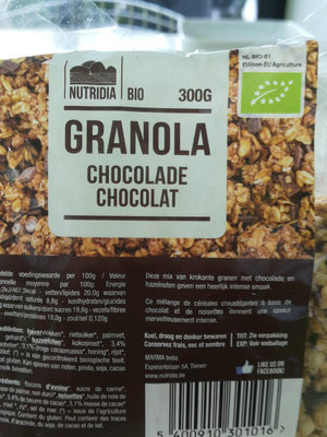 Granola chocolat - Product - fr