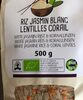 Riz jasmin blanc lentilles corail - Produit