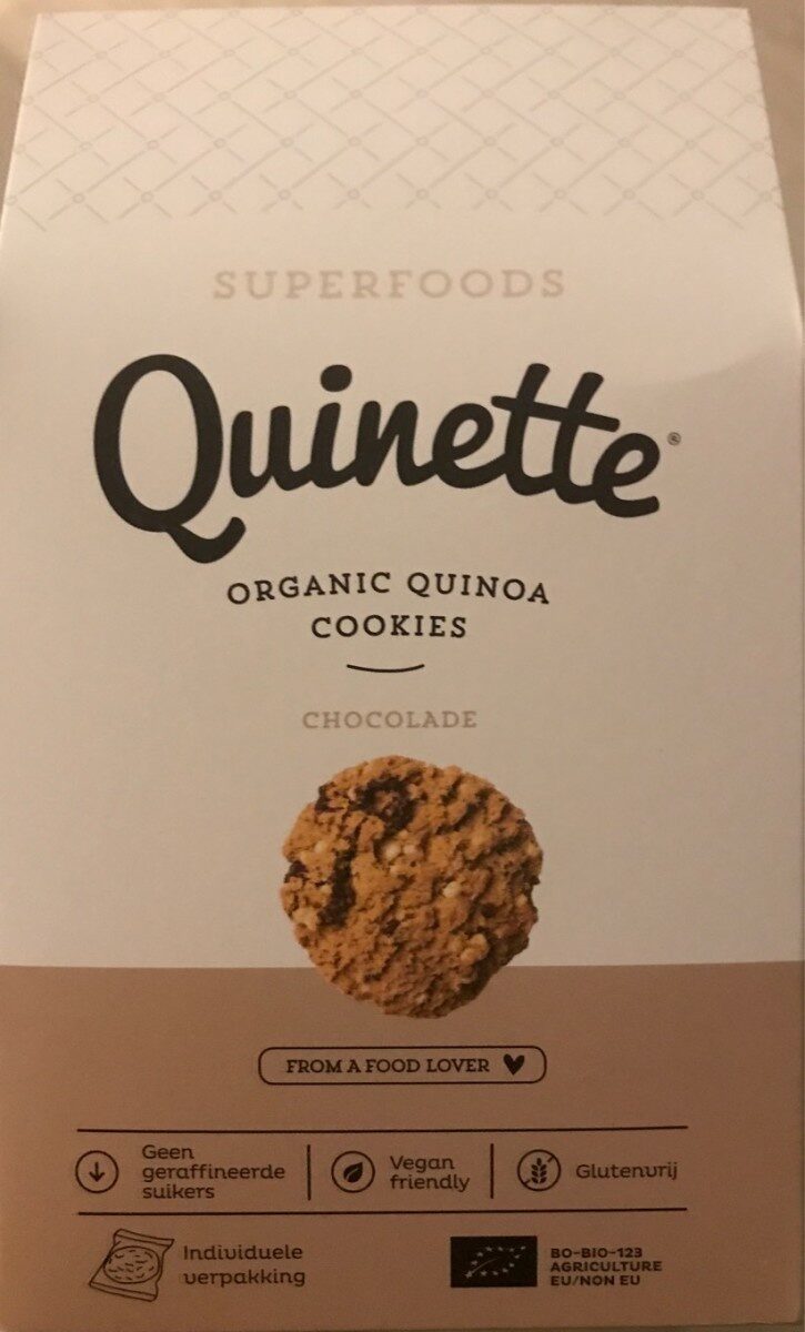 Quinette - organic quinoa cookies - Produit