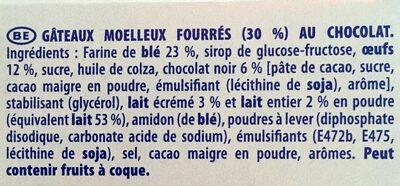 Lulu L'Ourson Chocolat - Ingrédients