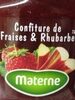 Confiture Fraises & Rhubarbe - Product