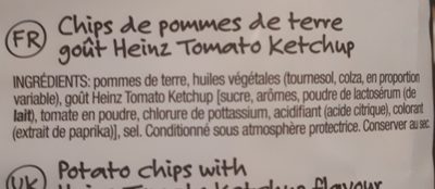 Heinz Tomato Ketchup Flavour - Ingrediënten - fr