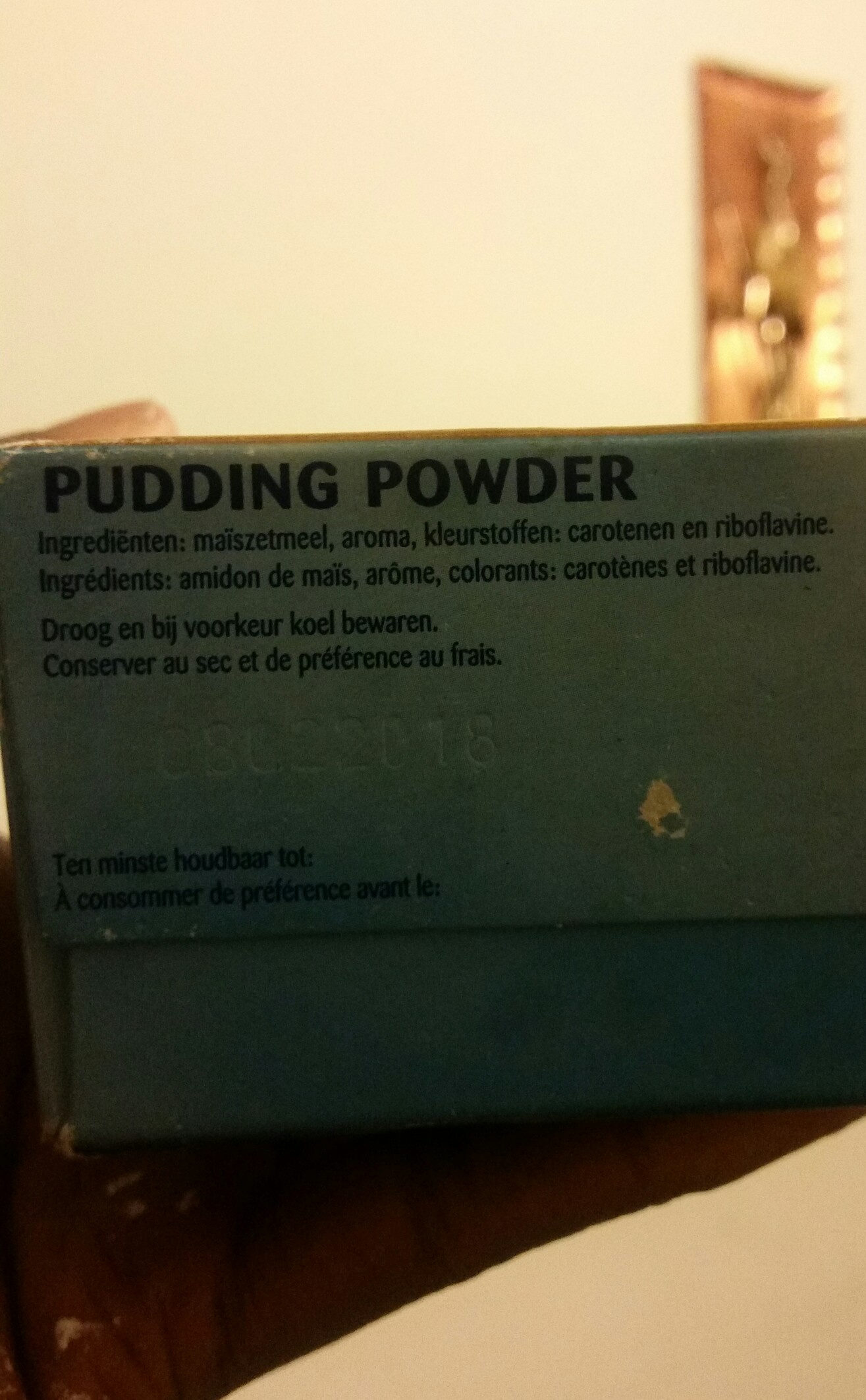 Impérial poudre pudding vanille - Ingredienser - fr