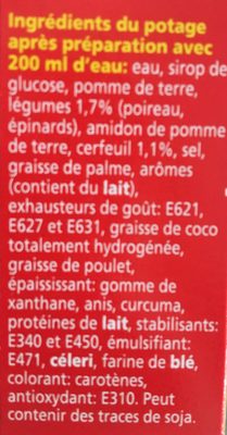 Royco 4 x 10, 7g - Ingrediënten - fr