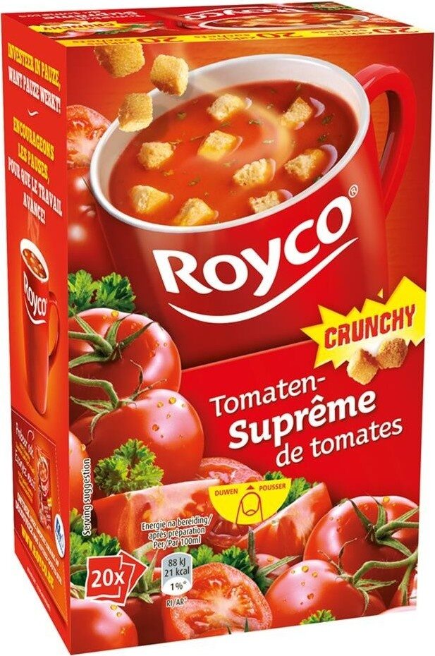 Soupe Royco Suprême De Tomates Avec Croûtons 20 Unités - Producto - fr