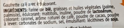 Céréal Gaufrettes Café - Ingrédients