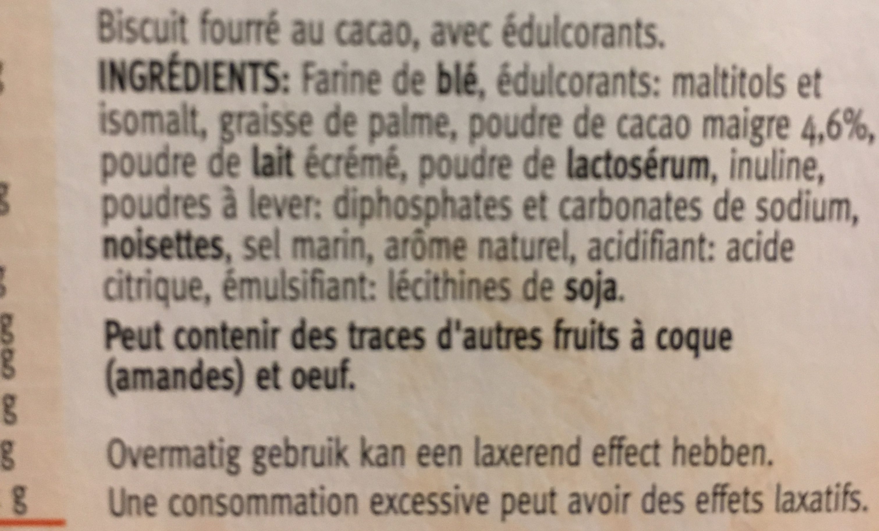Céréal Cacao Duette - Ingredients - fr