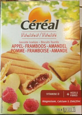 Biscuits Fourrés Pomme - Framboise - Amande - Produit