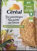 Fines galettes aux cereales courgette & curry - Product