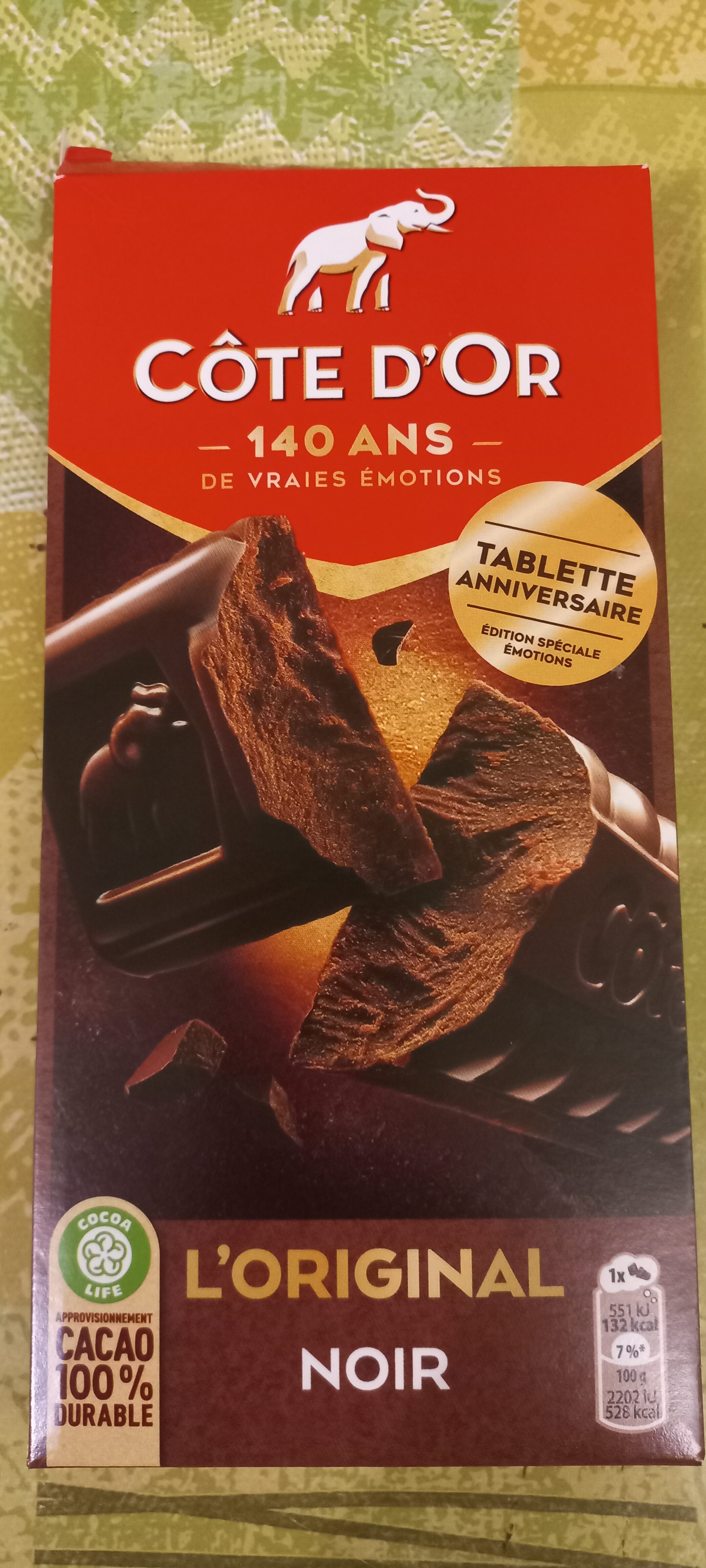 Chocolat Noir - l'Original - Produit