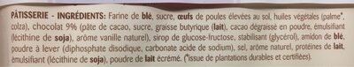 Madeleine chocolat - Ingrédients
