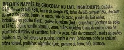 Dinosaurus minis au chocolat au lait - Ingredients - fr