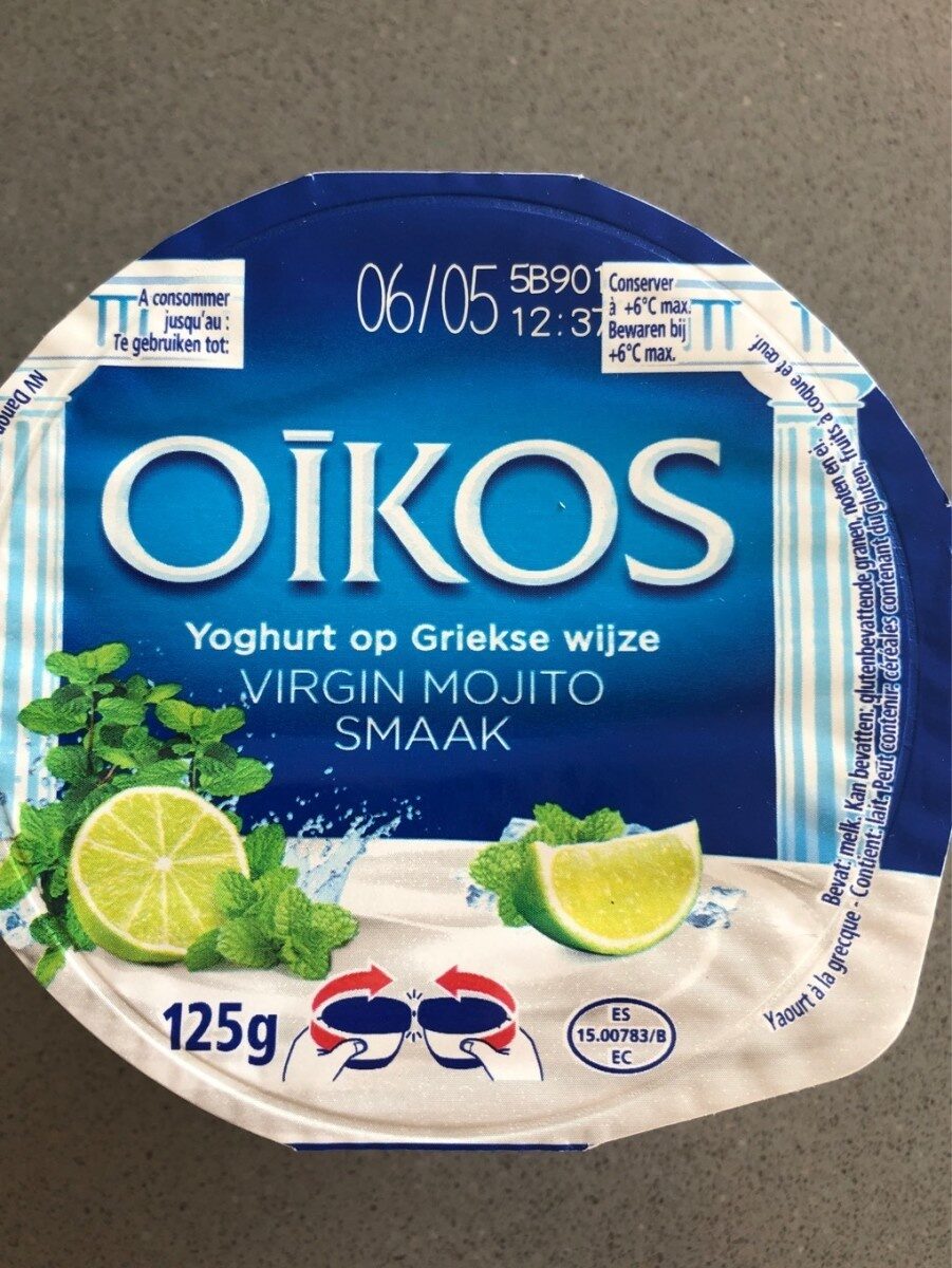 Yoghurt grec goût virgin mojito - Product - fr