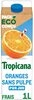 Tropicana Pure premium oranges pressées sans pulpe 1 L - Produit
