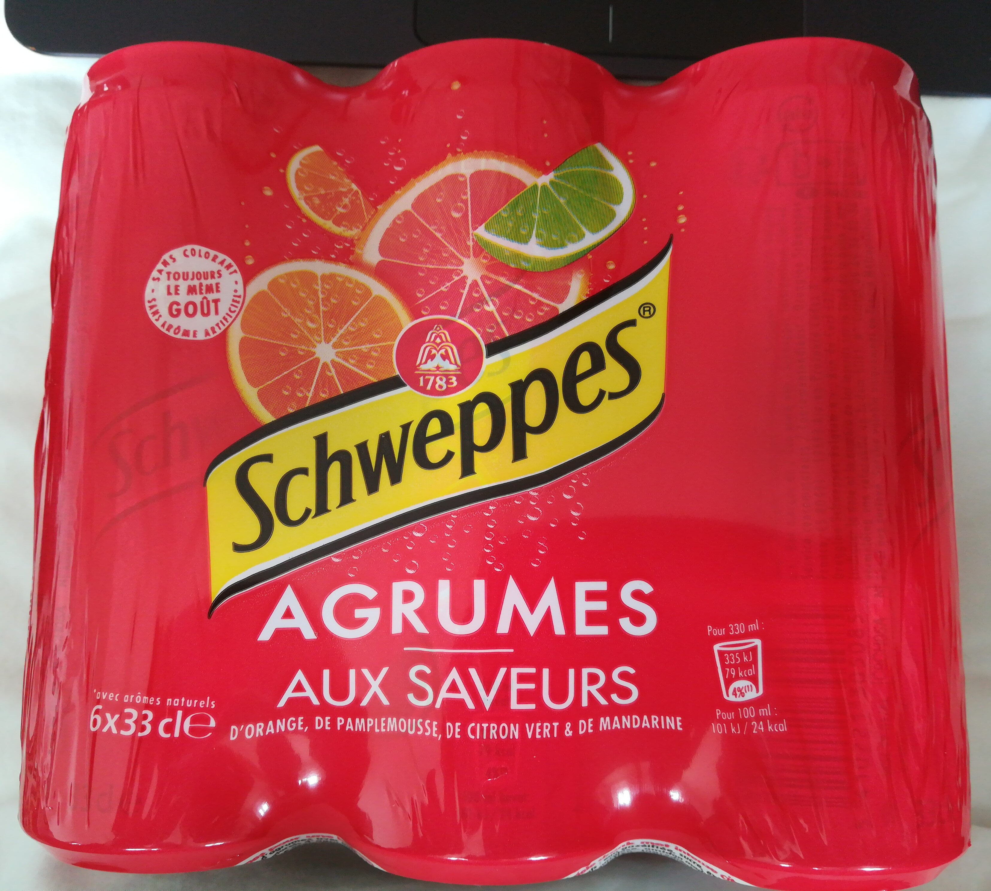 Schweppes agrumes - Produit