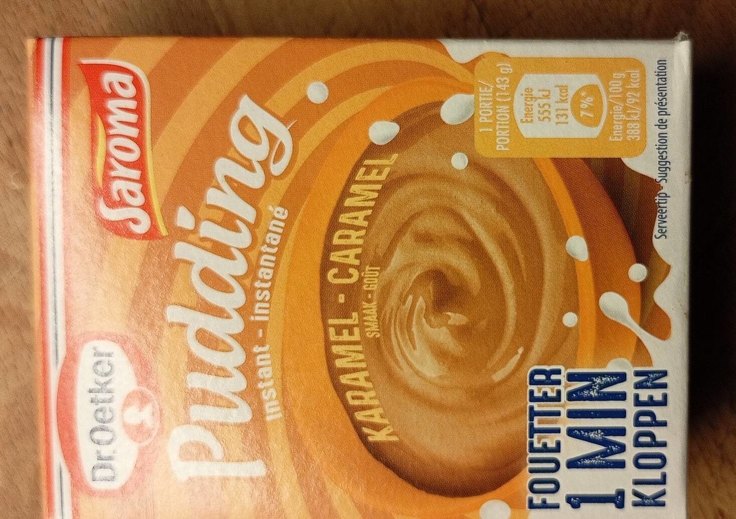 Pudding saroma dr oetker caramel - Product - fr
