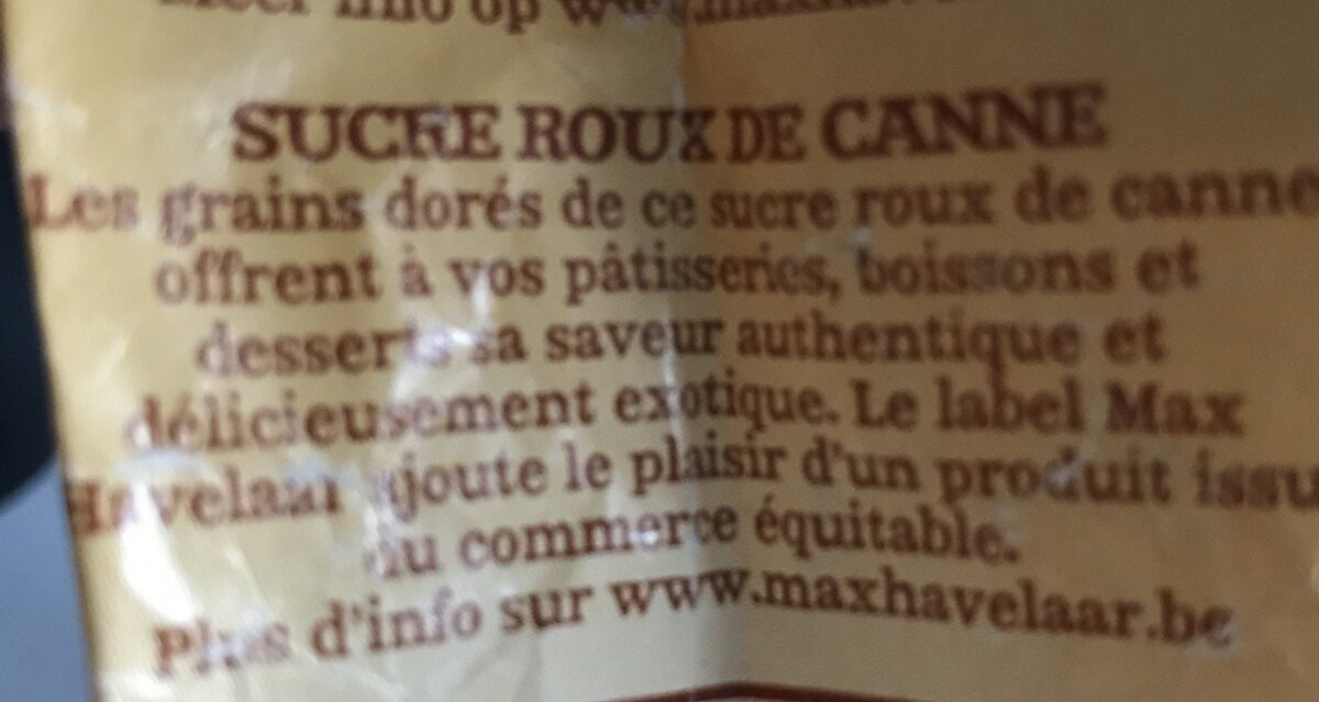 Coarse Cane Sugar - Ingrédients