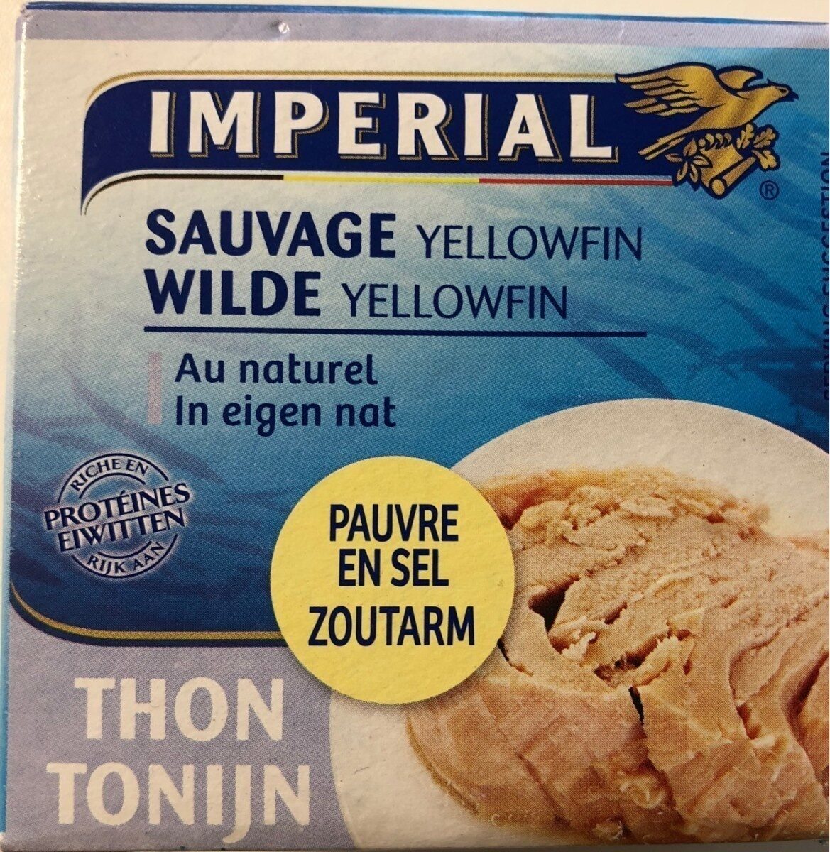 Thon sauvage yellowfin au naturel - Product - fr