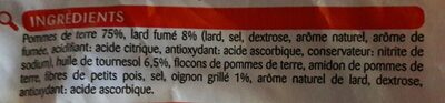 Rostis lutosa aux lardons - Ingredients - fr