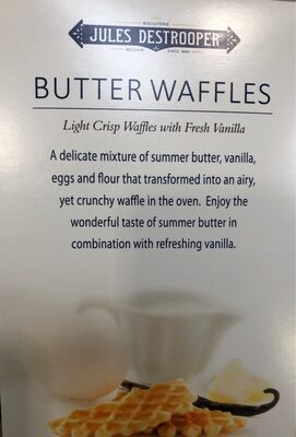 Butter Waffles - Product - fr
