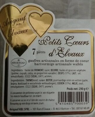 Petits Coeurs d'Elvaux - Product - fr