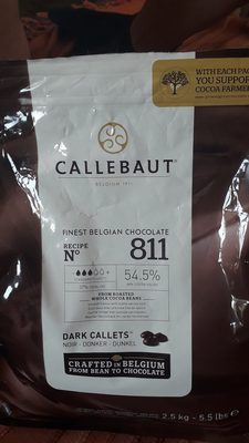 Callebaut Select Dark 54.5 Percent Chocolate 811 Callets - 产品 - fr
