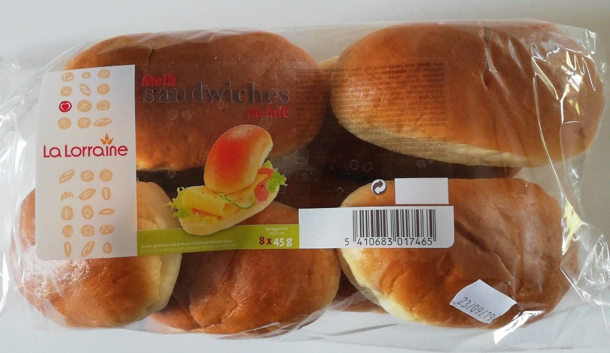Sandwiches au lait - Product - fr