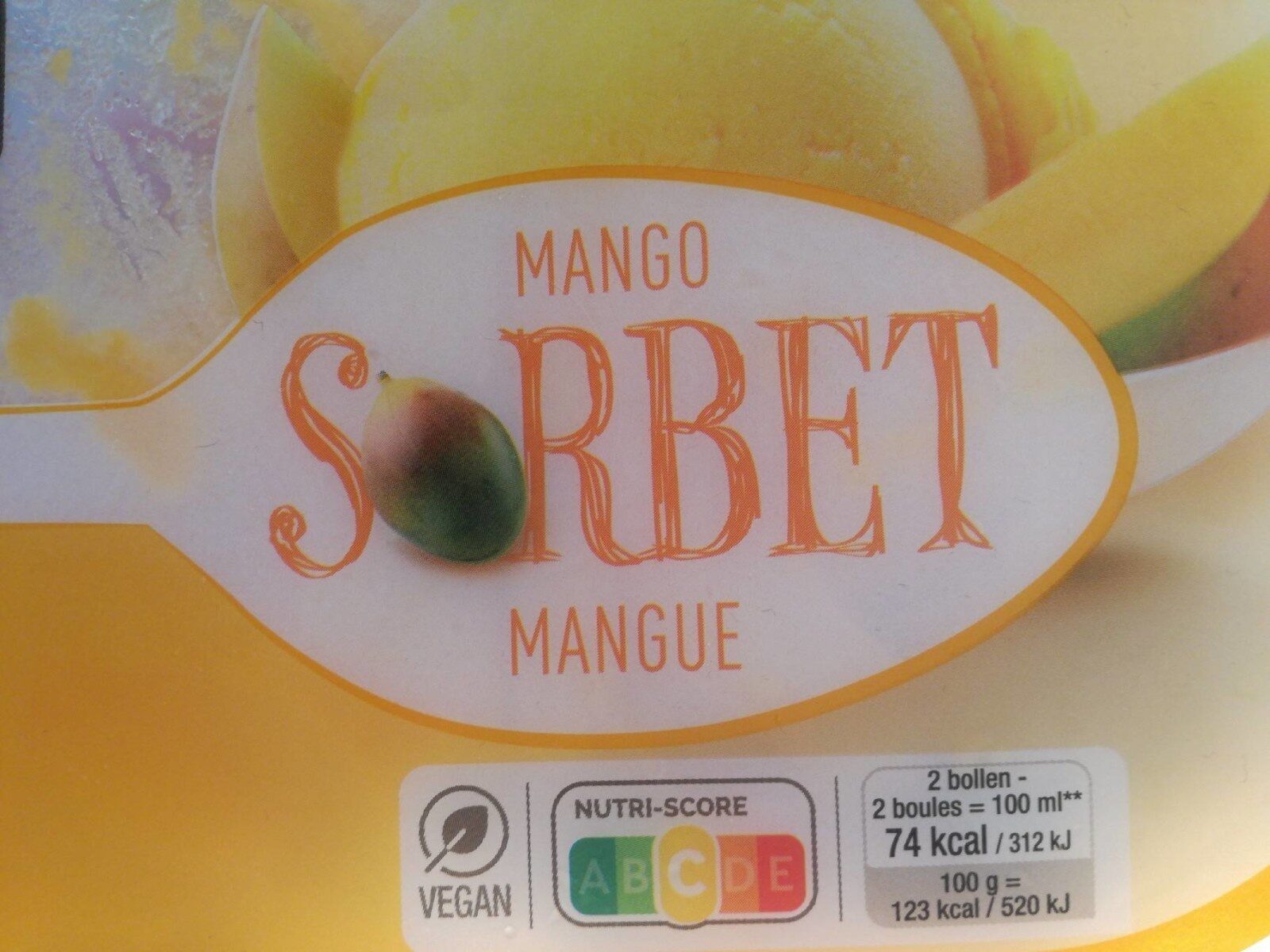 Sorbet mangue - Product - fr