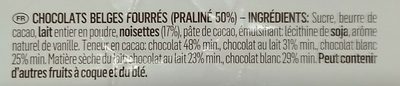 Artisanal Belgian Chocolates - Ingredients