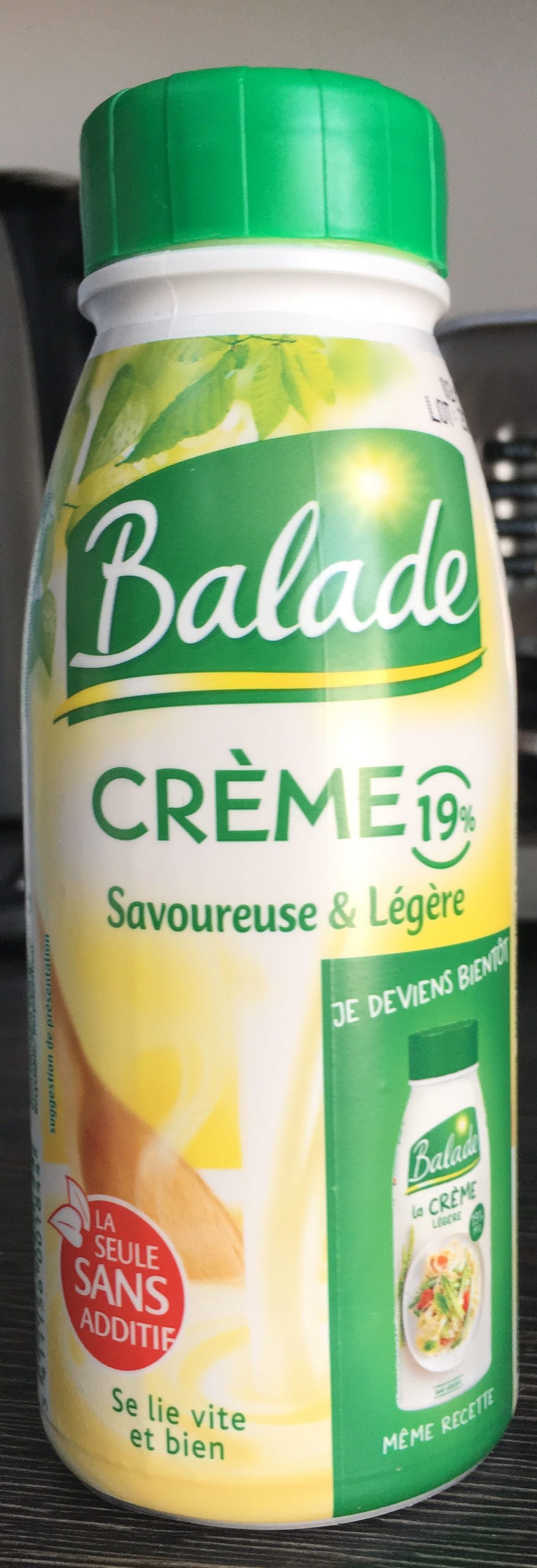 Crème savoureuse et légère - Produit