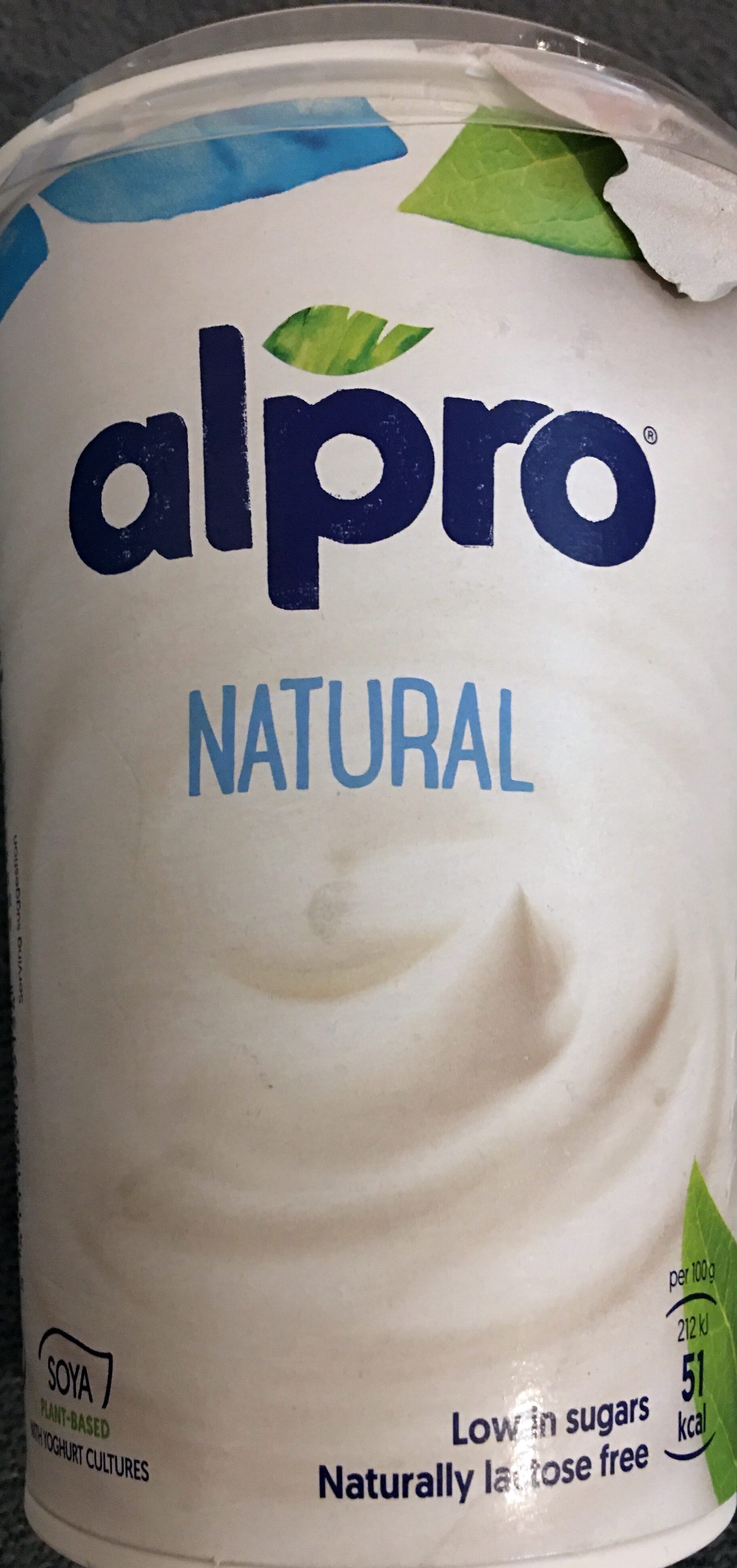 Simply plain - soya yogurt - Produkt