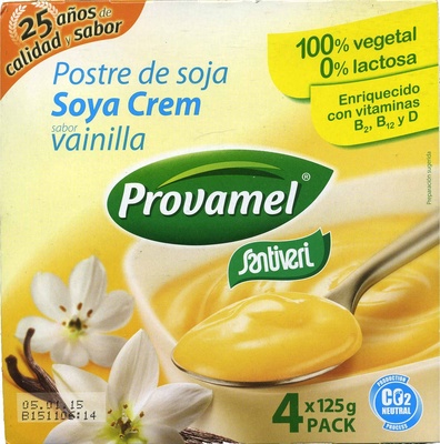 Postre de soja vainilla - Produkt - es
