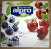 Alpro 2x blueberry 2x cherry - Product