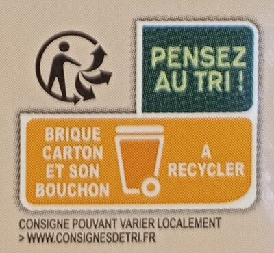Amande. Sans sucres - Recycling instructions and/or packaging information - fr