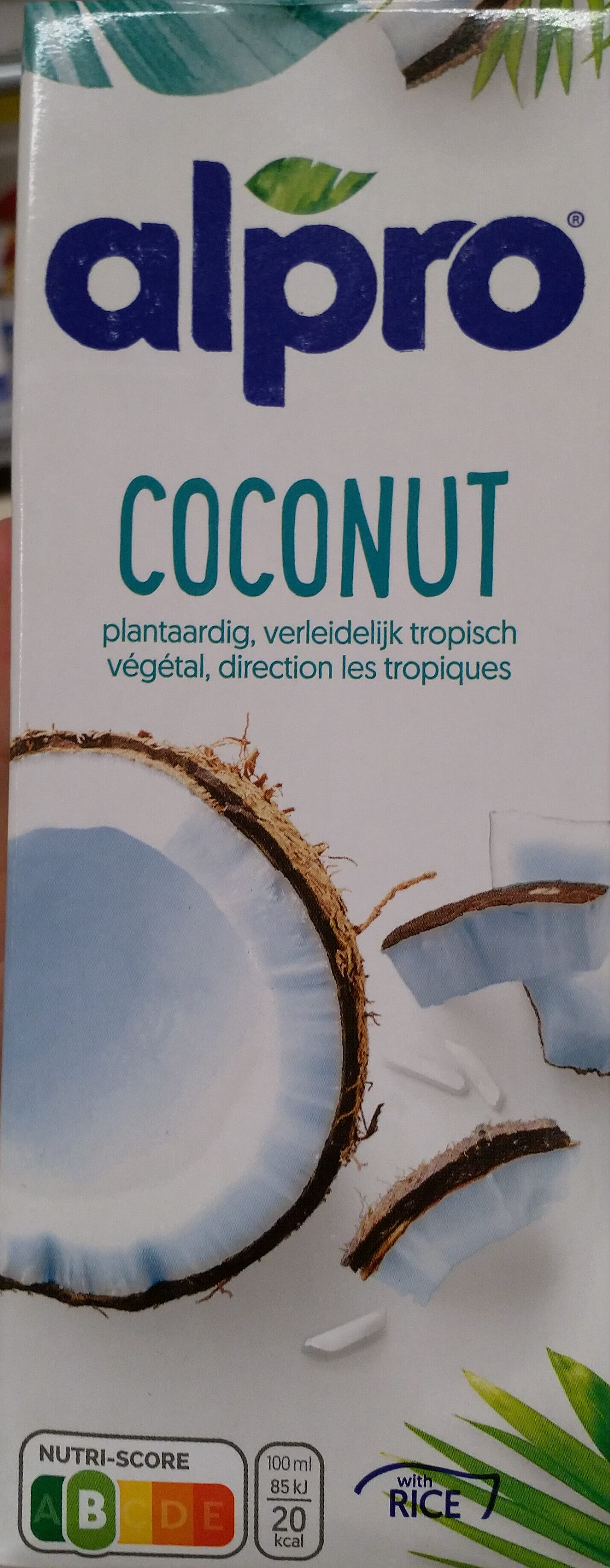 Кокосова напитка с ориз с добавени калций и витамини - Produkt - bg