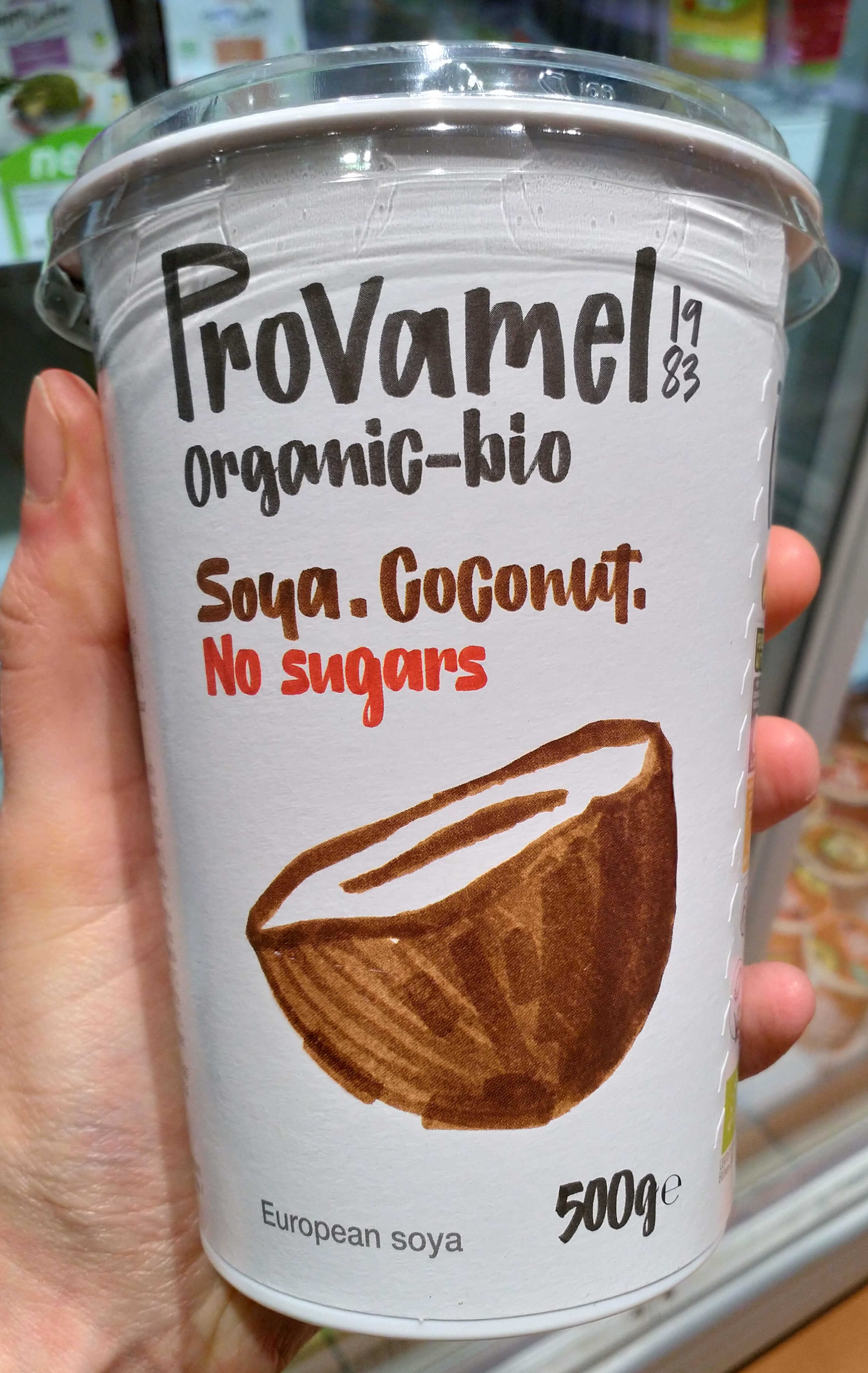 Soya. Coconut. No sugars - Producto - de