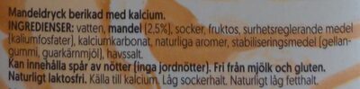 Barista almond - Ingredients - sv