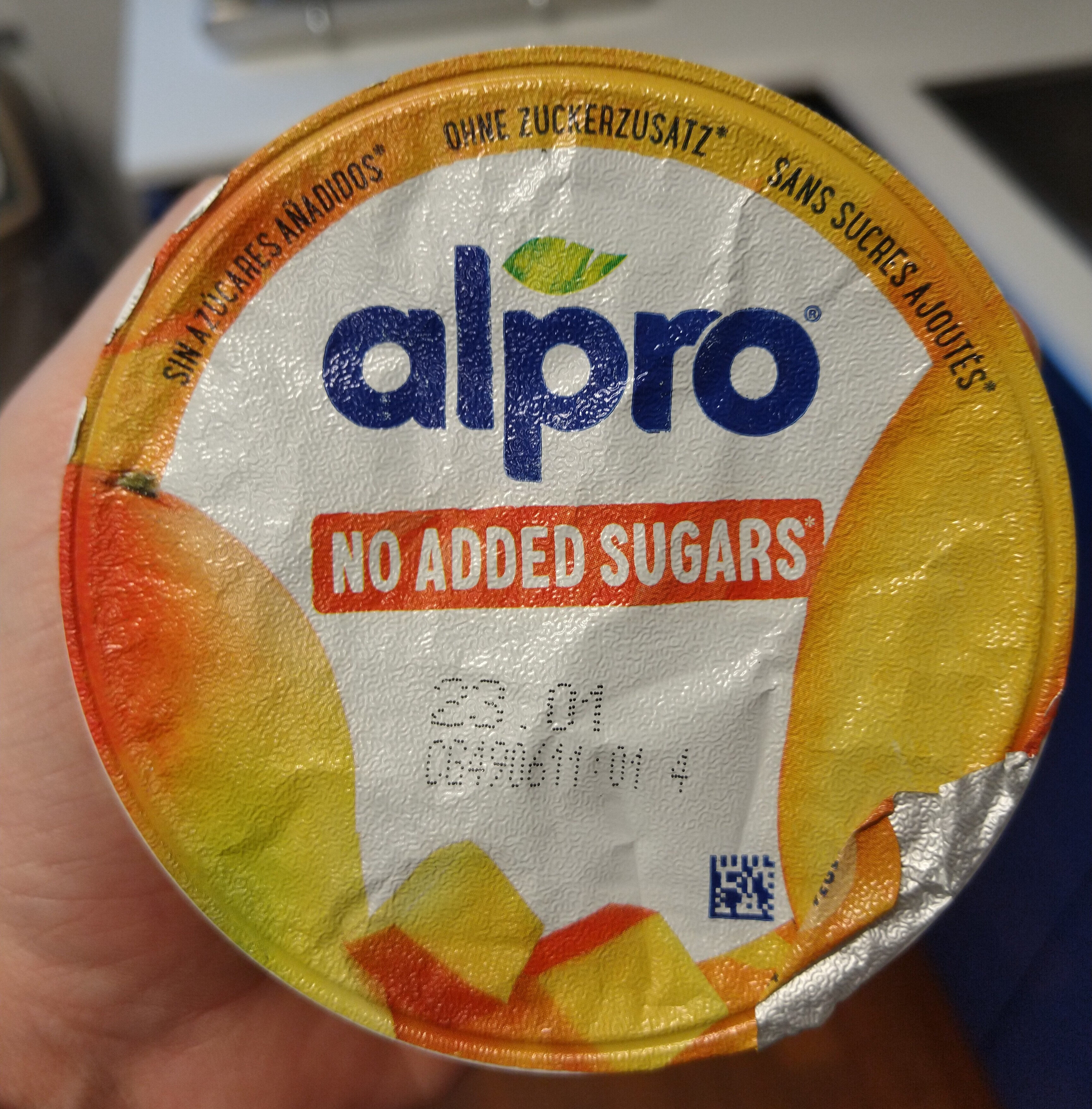 Alpro piú frutta zero zuccheri aggiunti - mango - Prodotto