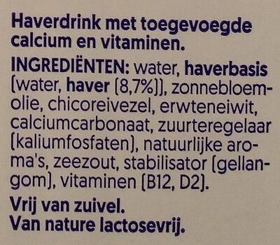 Not Milk 1,5% Fett - Ingrediënten