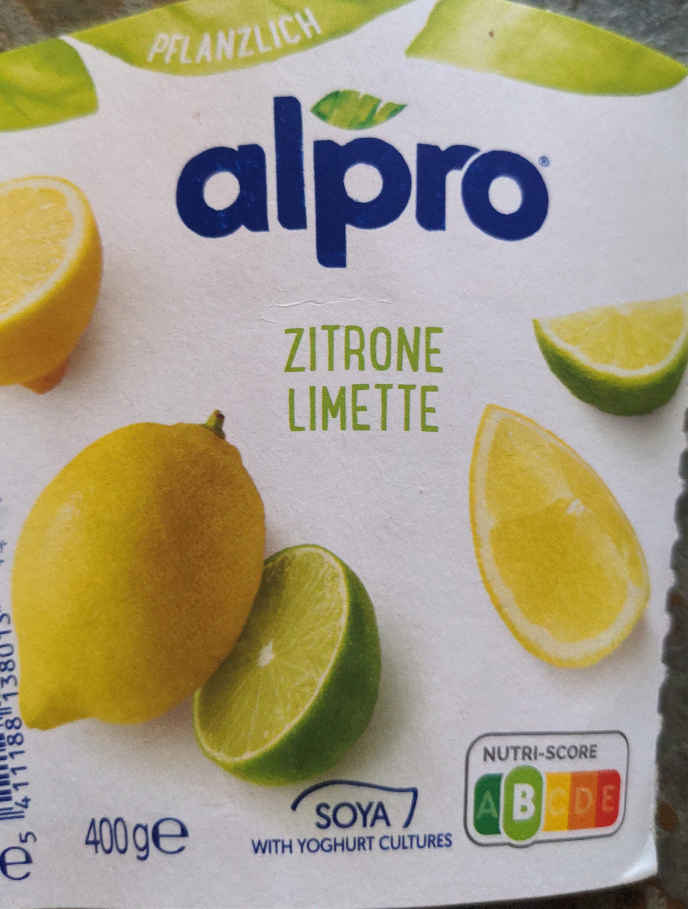 Alpro Zitrone Limette - Produkt - en