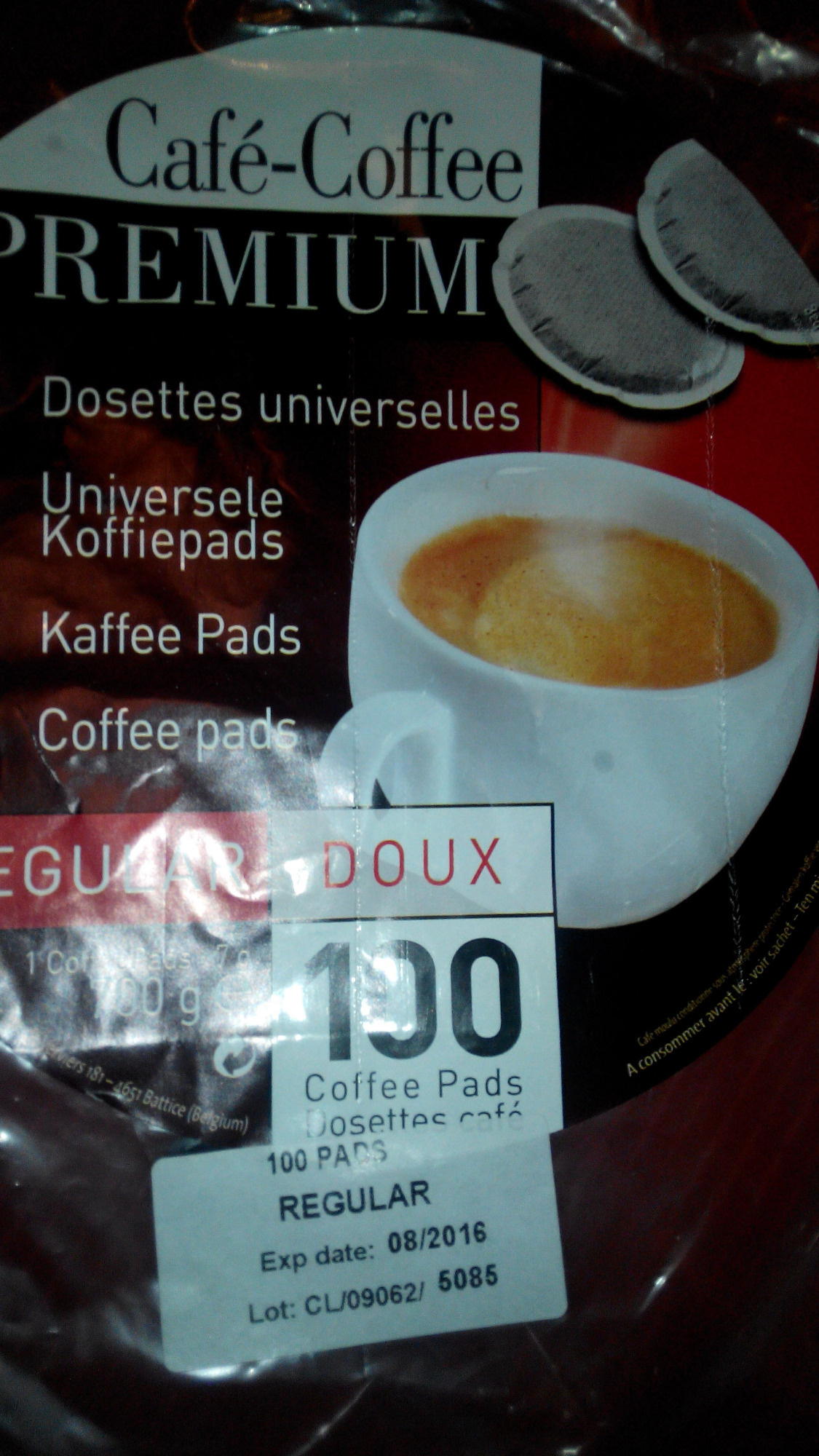 Dosettes café doux - Produit