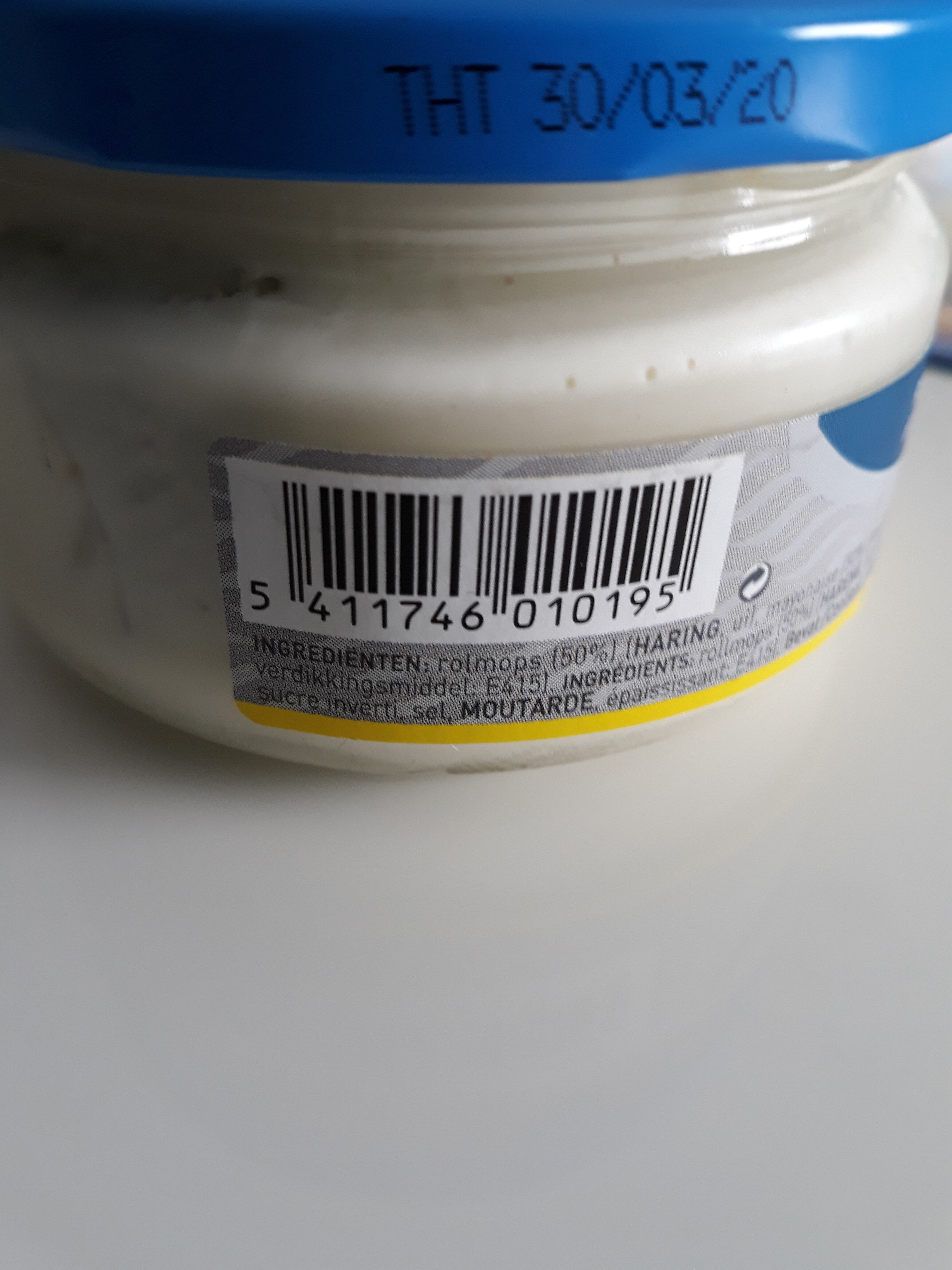 Rolmops à la mayonnaise - Ingrediënten - fr