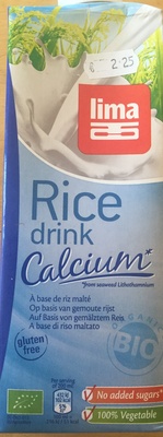 Rice drink Calcium bio à base de riz malté - Produit