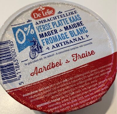 Verse platte kaas Aardbei - Product - nl