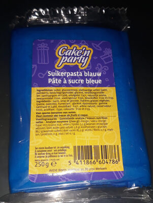 Pâte à sucre bleue - Product - fr